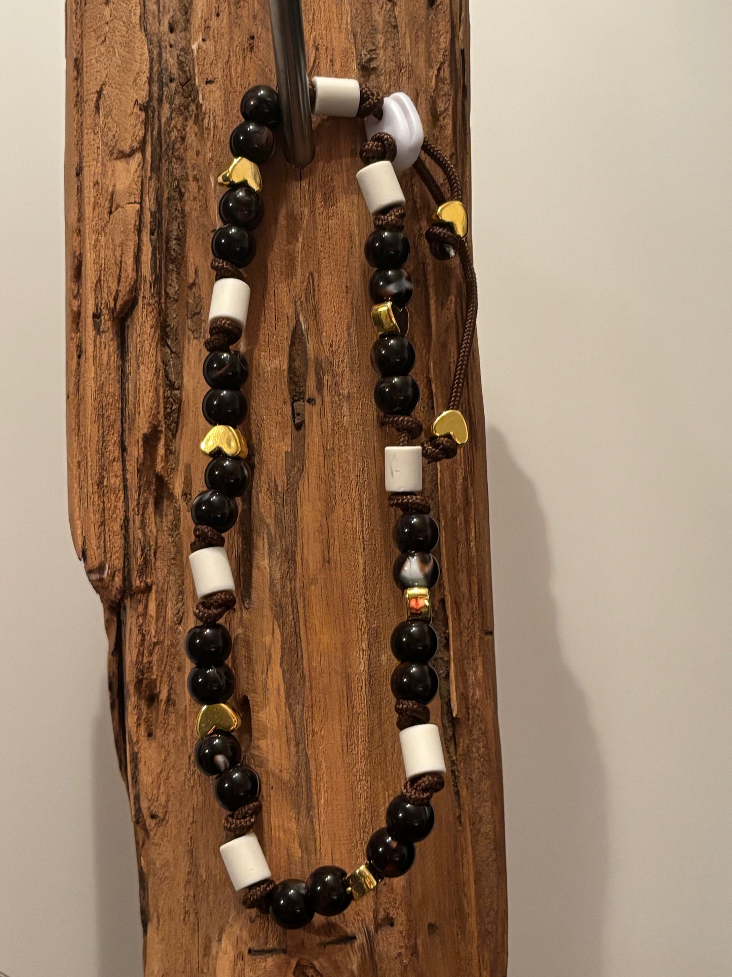 WauRoyale Cocoa Gold EM-Keramik-Zeckenschutz-Halsband