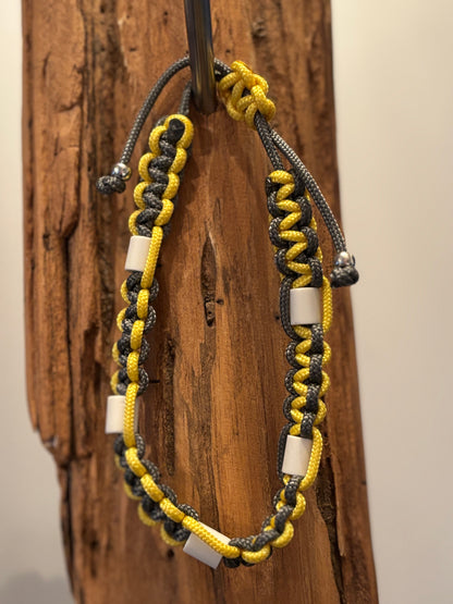 Yellow Storm EM-Keramik-Zeckenschutzhalsband