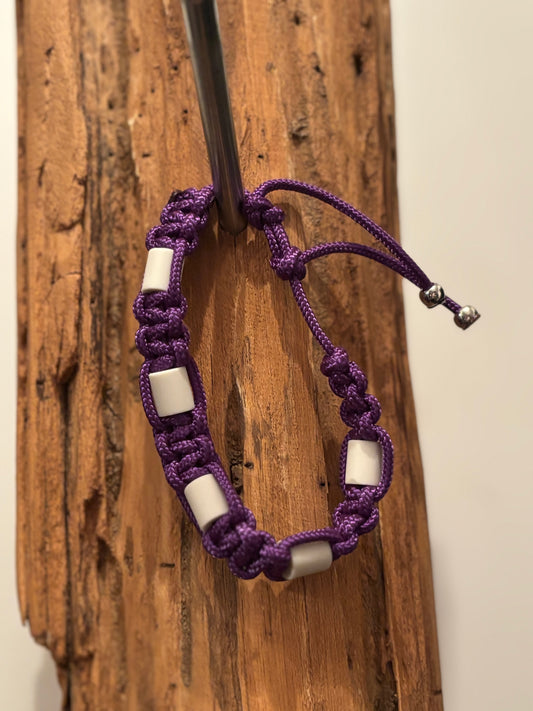Purple Soul – EM-Keramik Zeckenschutz-Halsband